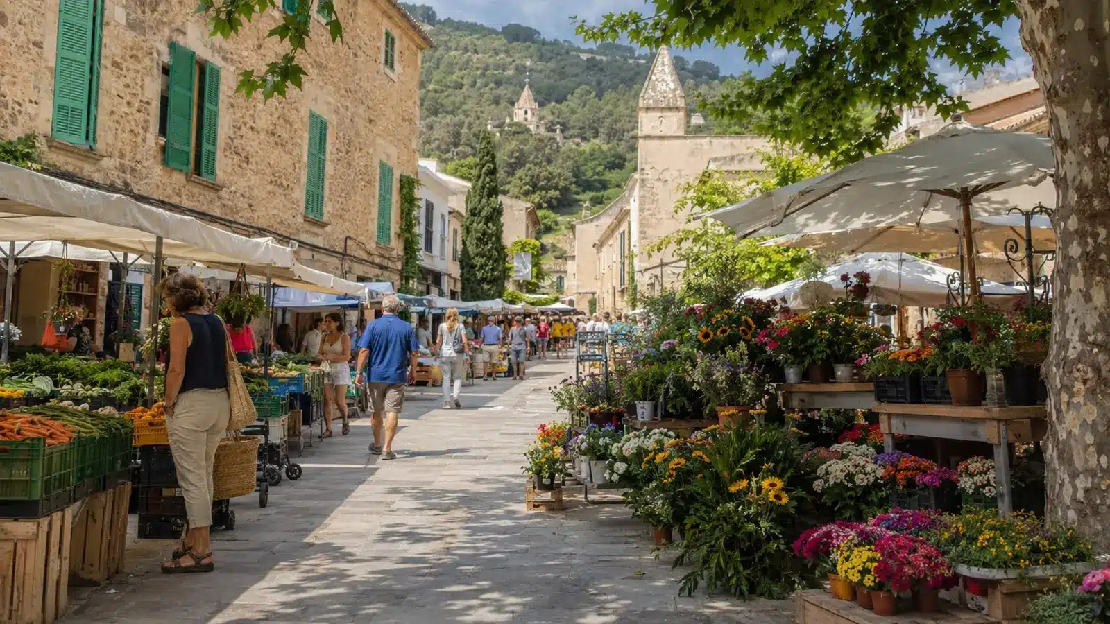 Andratx ist Hauptort der gleichnamigen Gemeinde im Südwesten Mallorcas. Zur Gemeinde gehören unter anderem Port d’Andratx, Camp de Mar, Sant Elm und S’Arracó. auf Mallorca – Sehenswürdigkeit und Landschaft