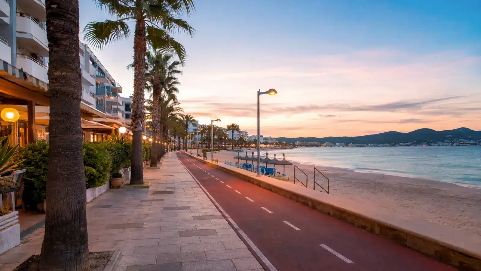 Promenade in Cala Millor auf Mallorca